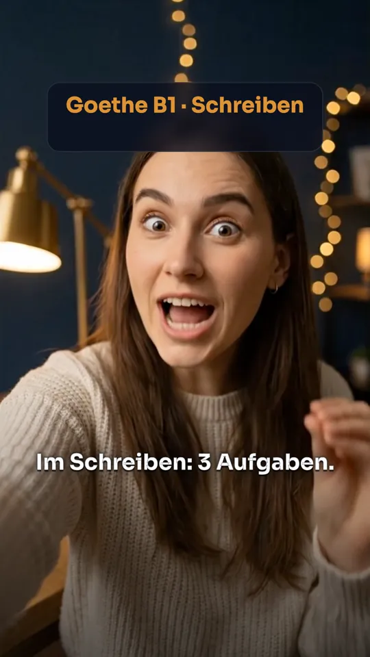 Goethe B1 Schreiben: 3 Aufgaben, 60 Minuten – das musst du wissen
